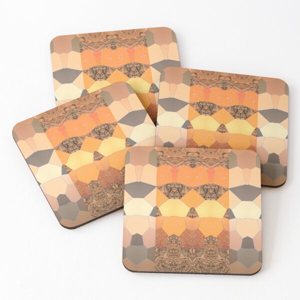 Item preview, Pattern Block | Abstract Design | Vibrant Earth Tone Colors | "SouthWest Style" designed and sold by The Bubble 1307.