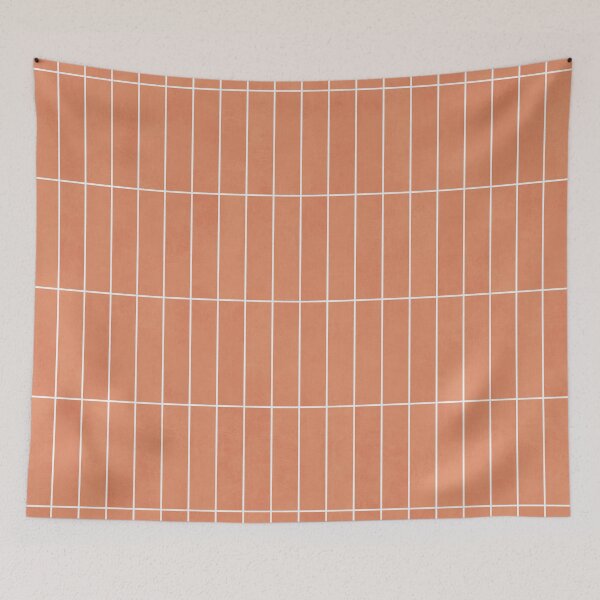 Item preview, Rectangular Grid Pattern - Coral designed and sold by Zoltan Ratko.