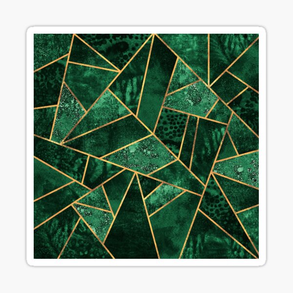 Deep Emerald Sticker