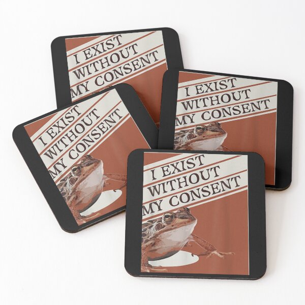 Item preview, I Exist Without My Consent Existential Toad    designed and sold by litzyminhodges.