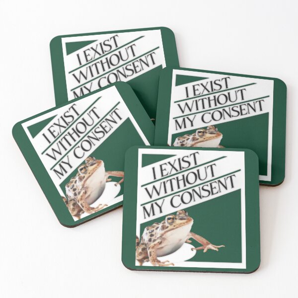 Item preview, I Exist Without My Consent Existential Toad   designed and sold by litzyminhodges.