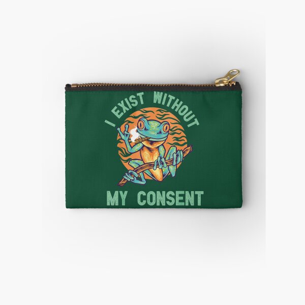 Item preview, I exist without my consent frog    designed and sold by litzyminhodges.