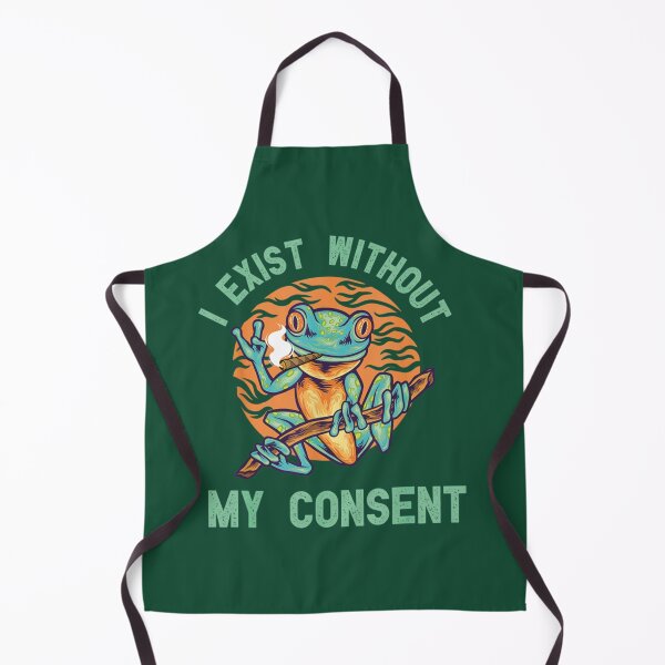 Item preview, I exist without my consent frog    designed and sold by litzyminhodges.