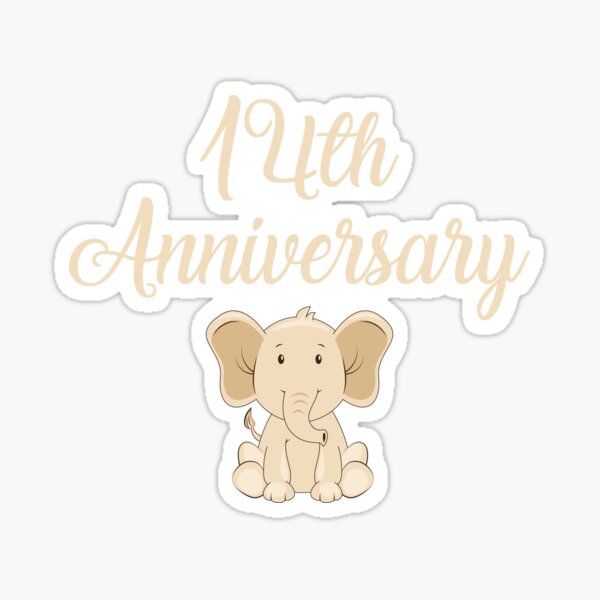 Item preview, 14th Anniversary designed and sold by slicksdesigns.