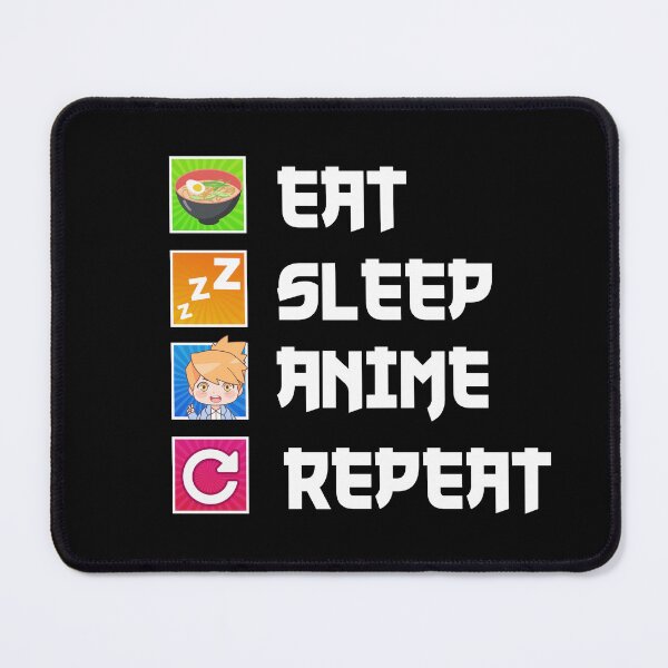 Item preview, Eat sleep anime repeat designed and sold by Pularts Store.