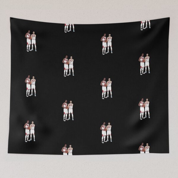 Item preview, Zach Lavine Demar Derozan Sports Art Print designed and sold by kajajume.