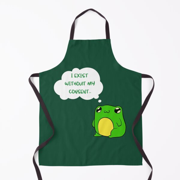 Item preview, I Exist Without My Consent, cute funny frog   designed and sold by litzyminhodges.