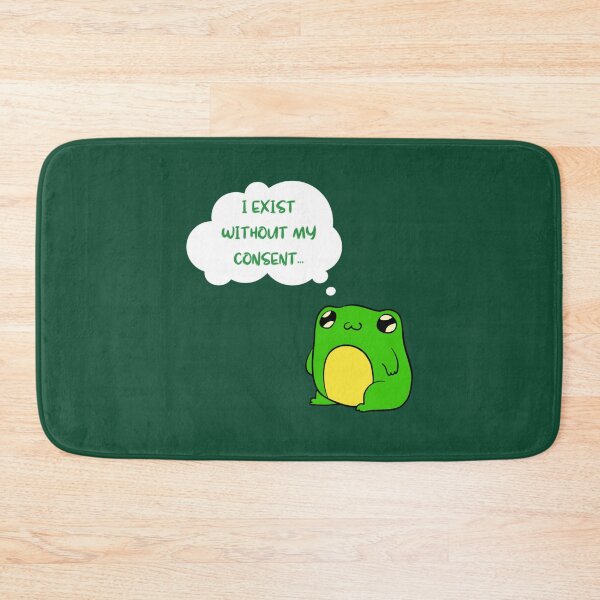 Item preview, I Exist Without My Consent, cute funny frog   designed and sold by litzyminhodges.