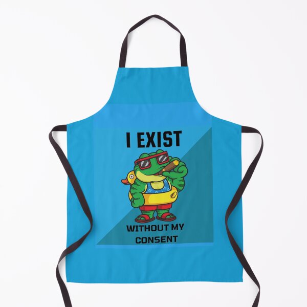 Item preview, I Exist Without My Consent, Funny Frog Graphic  designed and sold by litzyminhodges.