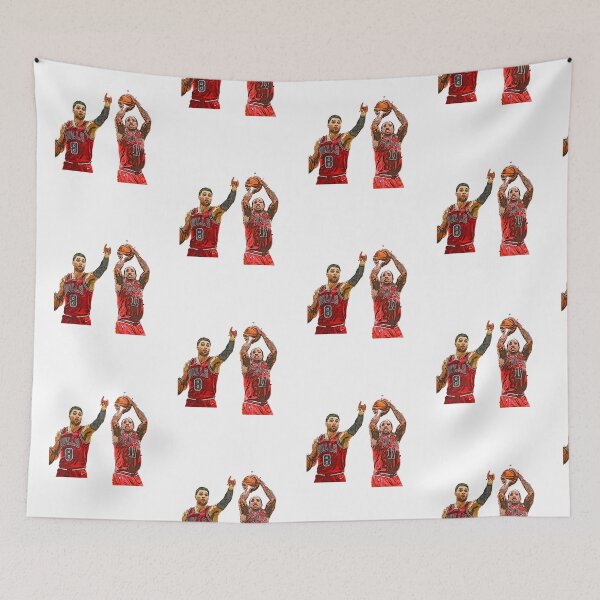 Item preview, Zach Lavine Demar Derozan Sports Art Print - Chicago Bulls Wall Art designed and sold by kajajume.