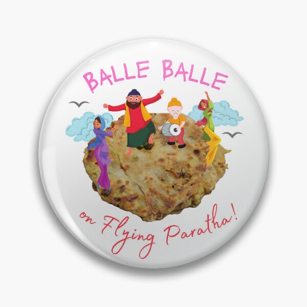 Item preview, Balle Balle on flying PARATHA! | Sky Bhangra | Funny Desi designed and sold by CosmicStory.