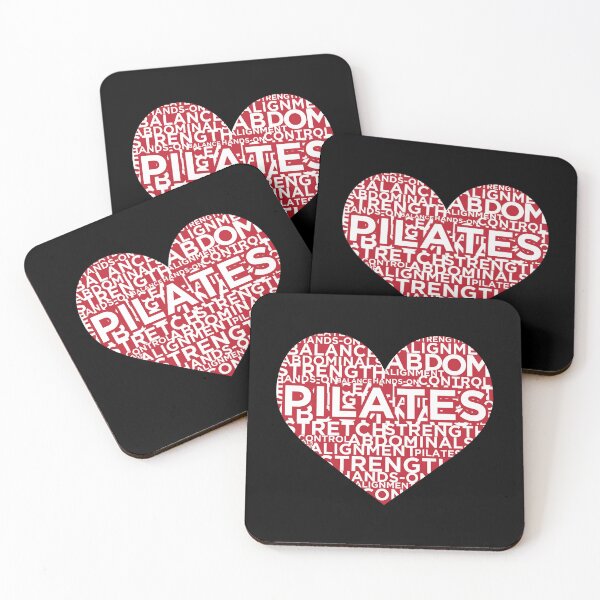 Item preview, I Love Pilates Heart Saying Workout Fitness Gym designed and sold by ElizabethNajma.