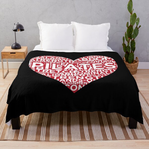 Item preview, I Love Pilates Heart Saying Workout Fitness Gym designed and sold by ElizabethNajma.