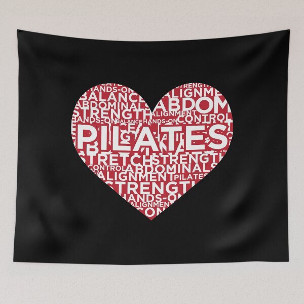 Item preview, I Love Pilates Heart Saying Workout Fitness Gym designed and sold by ElizabethNajma.