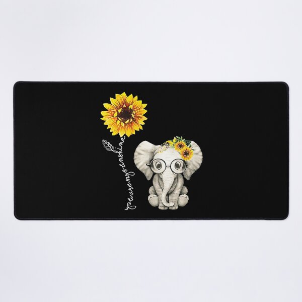 Item preview, You Are My Sunshine Hippie Sunflower Elephant designed and sold by SkylerKason.