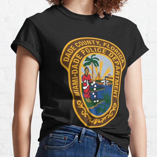 305 T-Shirt Womens High Waisted Cafecito Miami Heat Vice