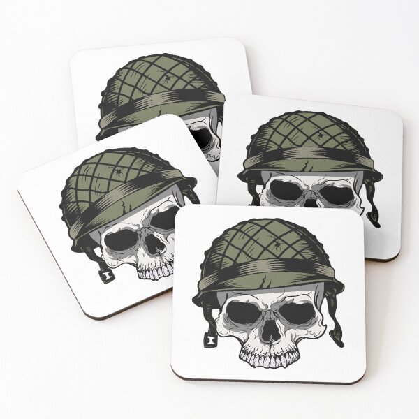 Item preview, skull soldier helmet army designed and sold by ElizabethNajma.