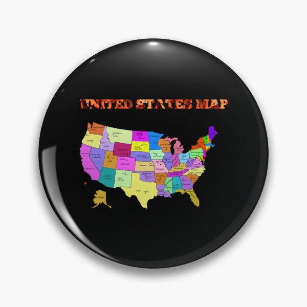 Item preview, United States Map designed and sold by ElizabethNajma.