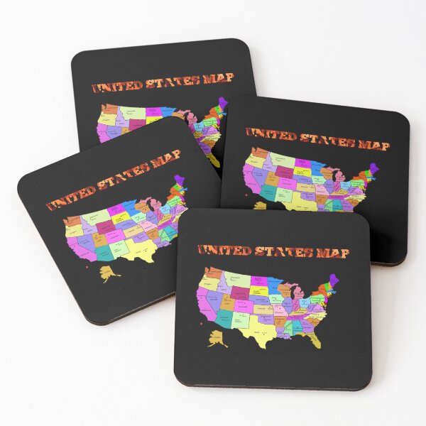 Item preview, United States Map designed and sold by ElizabethNajma.