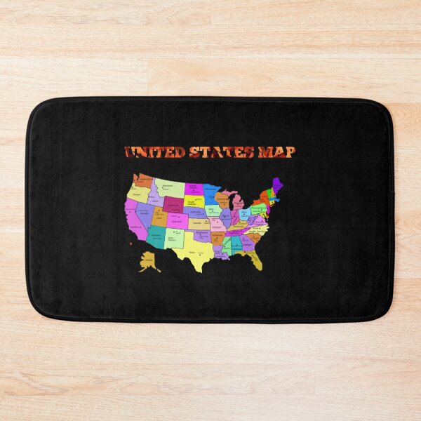 Item preview, United States Map designed and sold by ElizabethNajma.