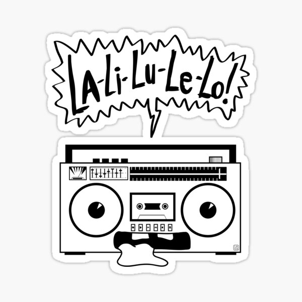 Pegatina «Logotipo de La-Li-Lu-Le-Lo» de lalilulelorec | Redbubble