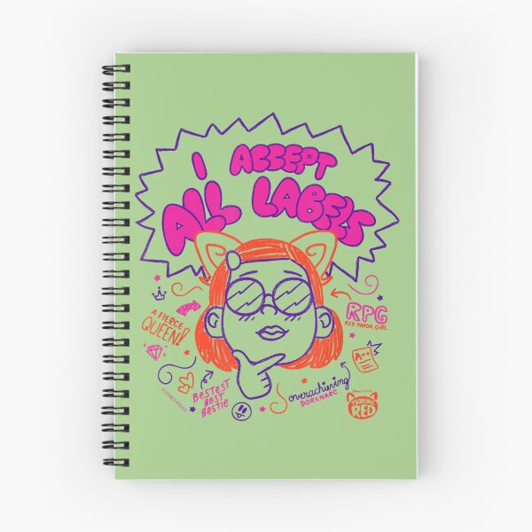 Item preview, Girl I Accept All Labels Doodle designed and sold by shapeofsun.