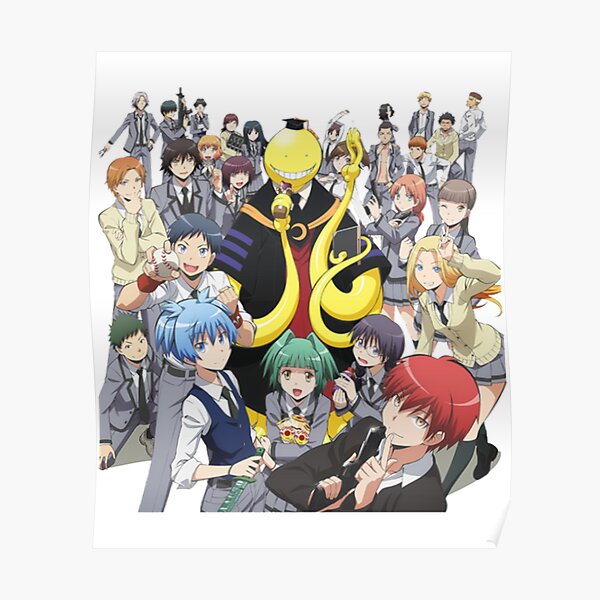 Assassination Classroom Cast Perfect T Anime Poster For Sale By Yourselfnow Redbubble