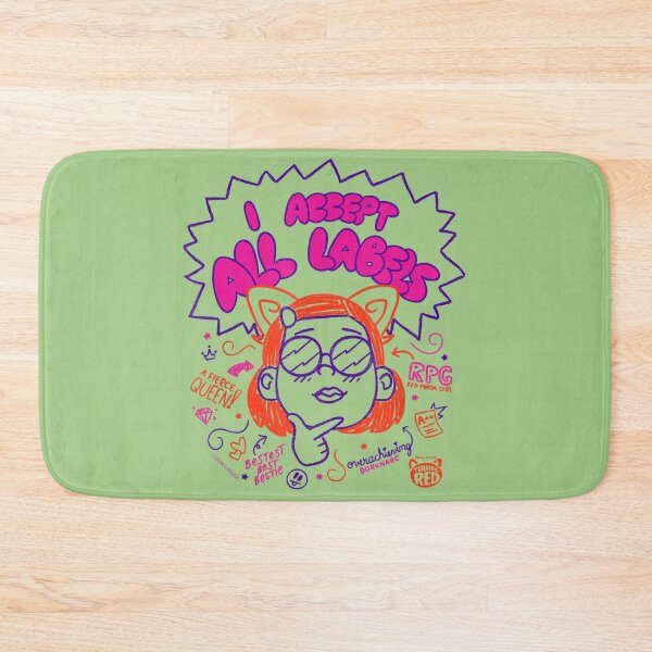 Item preview, Girl I Accept All Labels Doodle designed and sold by shapeofsun.