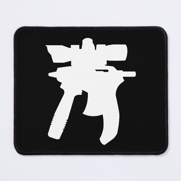 Item preview, Tactical Glue Gun Meme (White Silhouette) designed and sold by Rzera-.