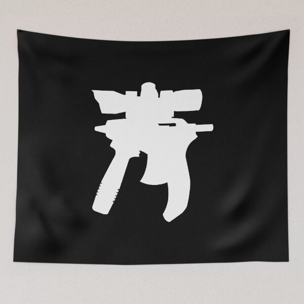 Item preview, Tactical Glue Gun Meme (White Silhouette) designed and sold by Rzera-.
