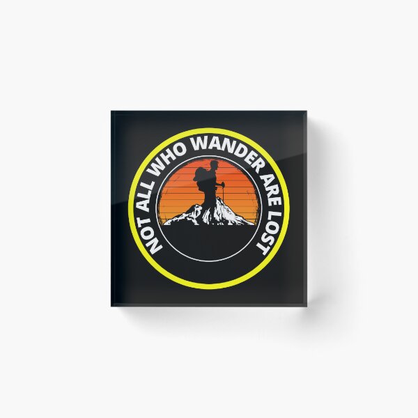 Item preview, Not All Who Wander Are Lost mountain climber designed and sold by RGRamsey.