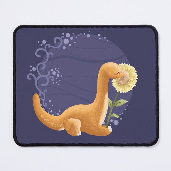 Item preview, Apatosaurus Sniffing a Sunflower designed and sold by Khotekmei.