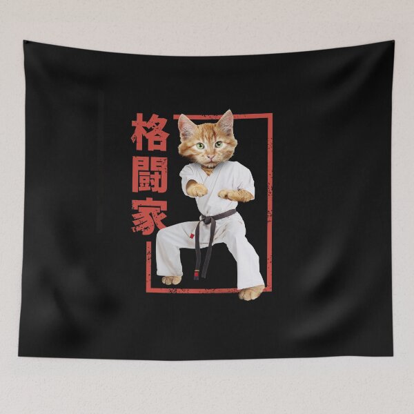 Item preview, cat karate designed and sold by DerSenat.