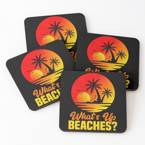Item preview, Whats Up Beaches Funny Vacation Holiday Tourist designed and sold by SharonLaciana.
