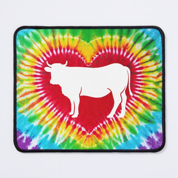 Item preview, Tie Dye Heart Cow designed and sold by chanchan79.