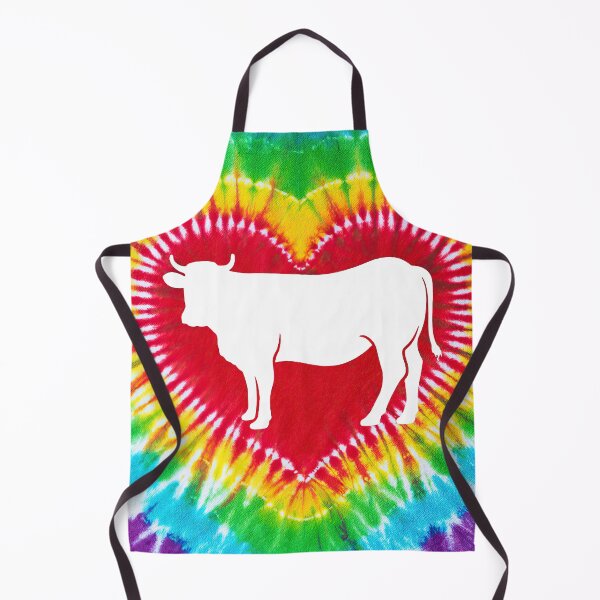 Item preview, Tie Dye Heart Cow designed and sold by chanchan79.