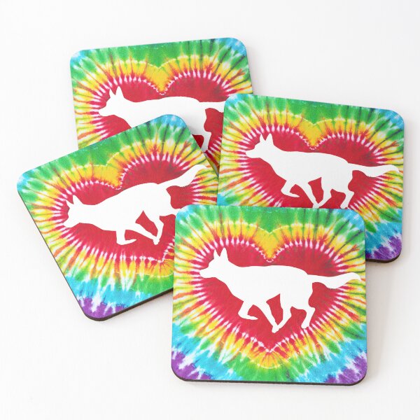 Item preview, Tie Dye Heart Dog designed and sold by chanchan79.