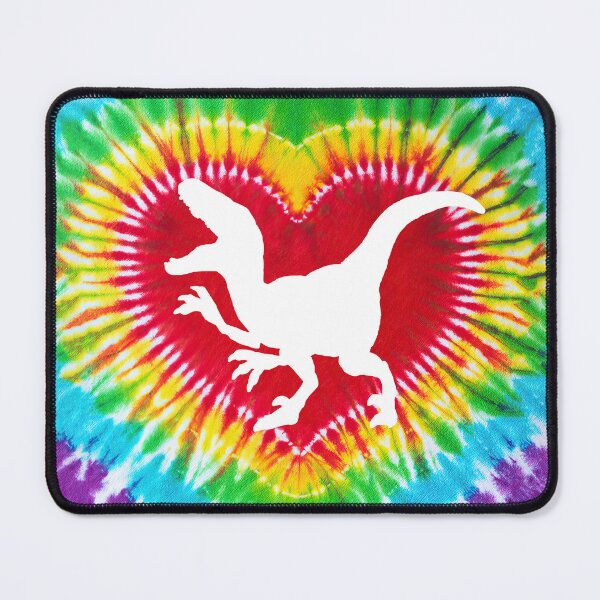 Item preview, Tie Dye Heart Dinosaur designed and sold by chanchan79.