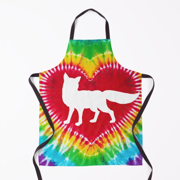 Item preview, Tie Dye Heart Fox designed and sold by chanchan79.
