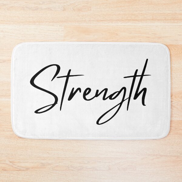 Item preview, Strength. Beautiful Calligraphy Self Empowerment Quote. designed and sold by That Cheeky Tee.