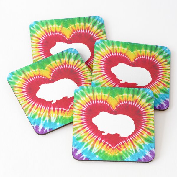 Item preview, Tie Dye Heart Guinea Pig designed and sold by chanchan79.