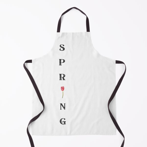Item preview, SPRING Pink Tulip Vertical Black Text designed and sold by MochaMeli.