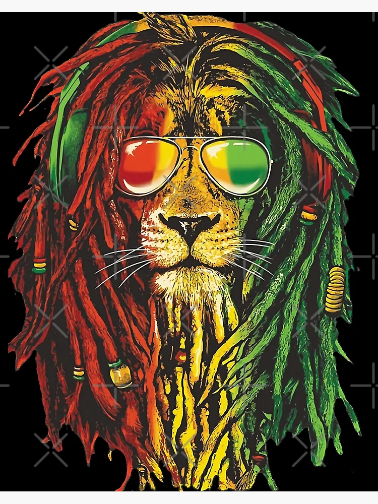Lion Of Judah Funny Men Gifts Bob Marley One Love Cool Photographic Art  Board Print for Sale by GonzaLeztyler