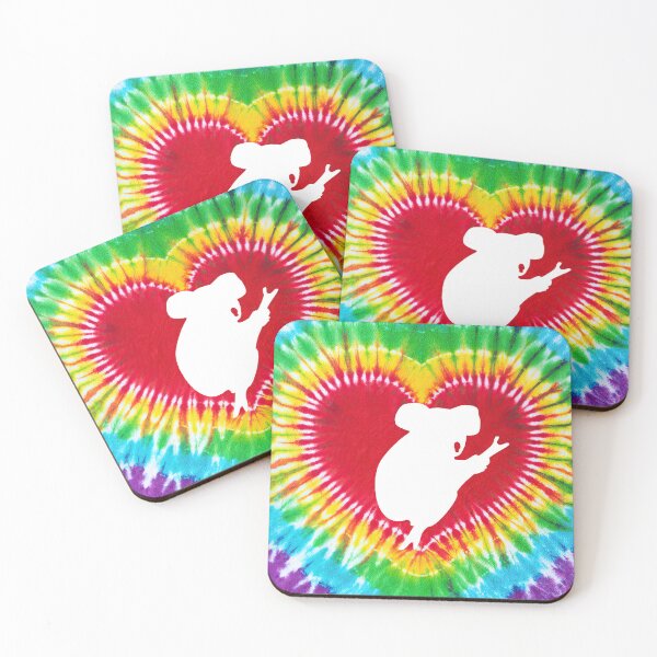 Item preview, Tie Dye Heart Koala designed and sold by chanchan79.