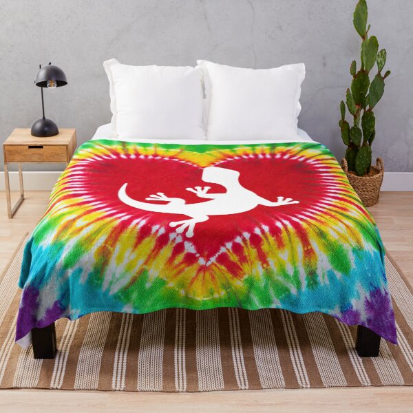 Item preview, Tie Dye Heart Lizard designed and sold by chanchan79.