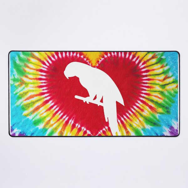 Item preview, Tie Dye Heart Parrot designed and sold by chanchan79.