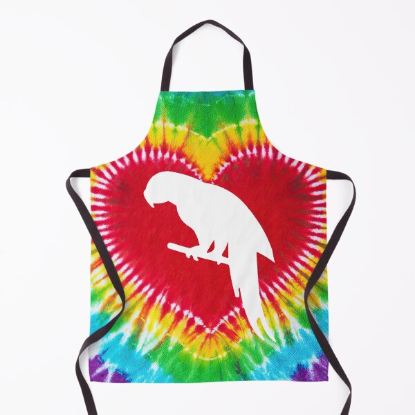 Item preview, Tie Dye Heart Parrot designed and sold by chanchan79.