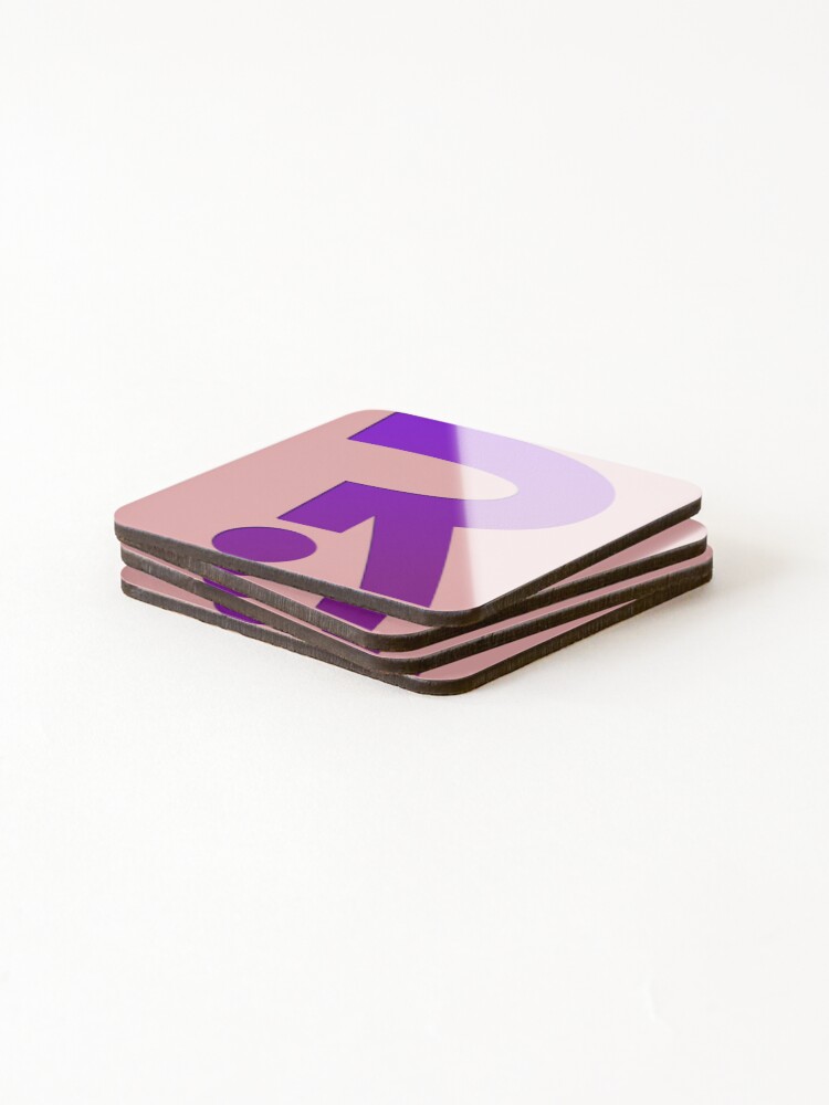 Thumbnail 4 of 5, Coasters (Set of 4), R - Riddler Logo designed and sold by Craftcafeindia.