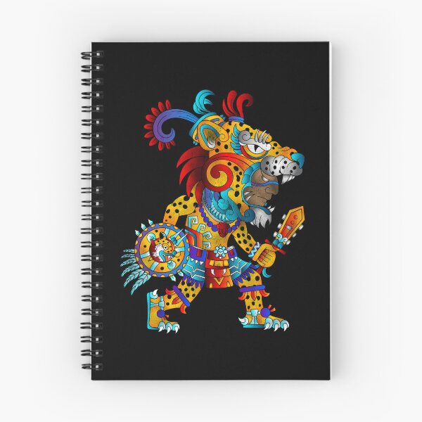 Item preview, cartoon jaguar warrior mexico aztec designed and sold by cat poe.