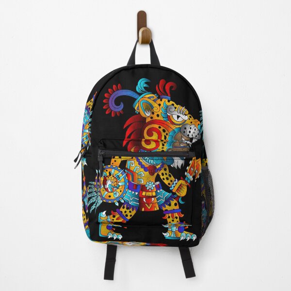 Item preview, cartoon jaguar warrior mexico aztec designed and sold by cat poe.